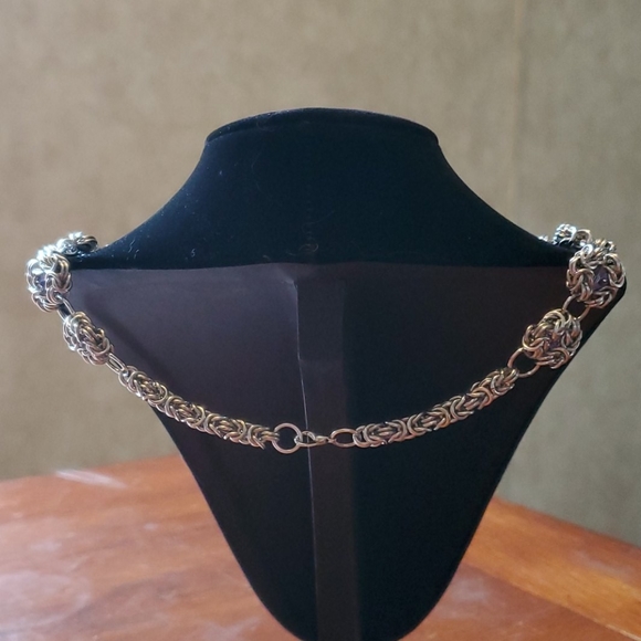 Handmade Chainmaille Necklace - Picture 3 of 4